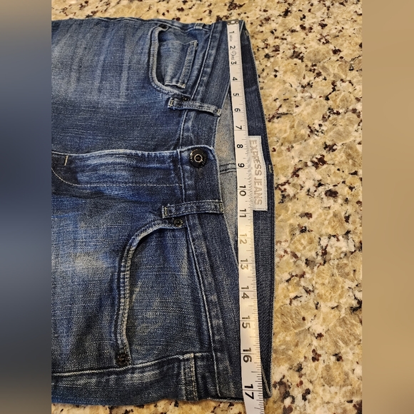 Express Dark Hyperwash Jeans 32X32 - Picture 4 of 7